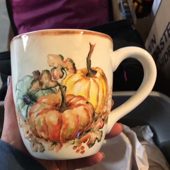 Pier 1 mugs and plate - Picture 2 of 2